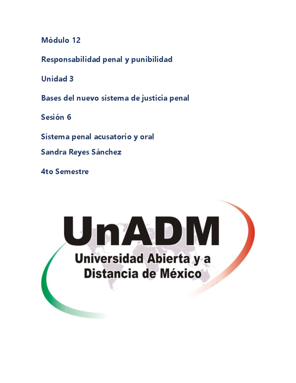 M12 U3 S6 RESS - Apuntes 1 - Módulo 12 Responsabilidad penal y ...