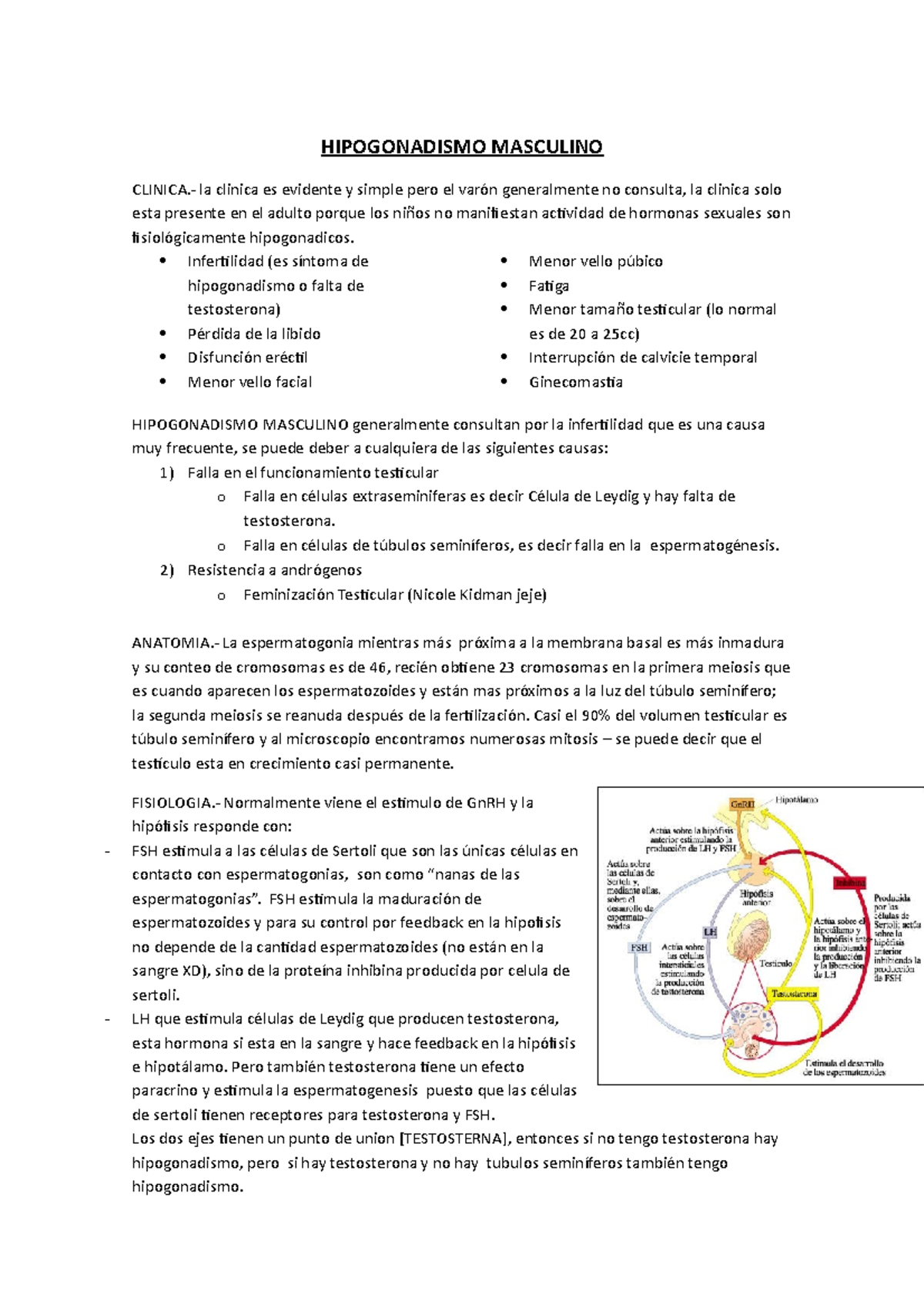 Hipogonadismo Masculino - Genitales Ambiguos - HIPOGONADISMO MASCULINO ...