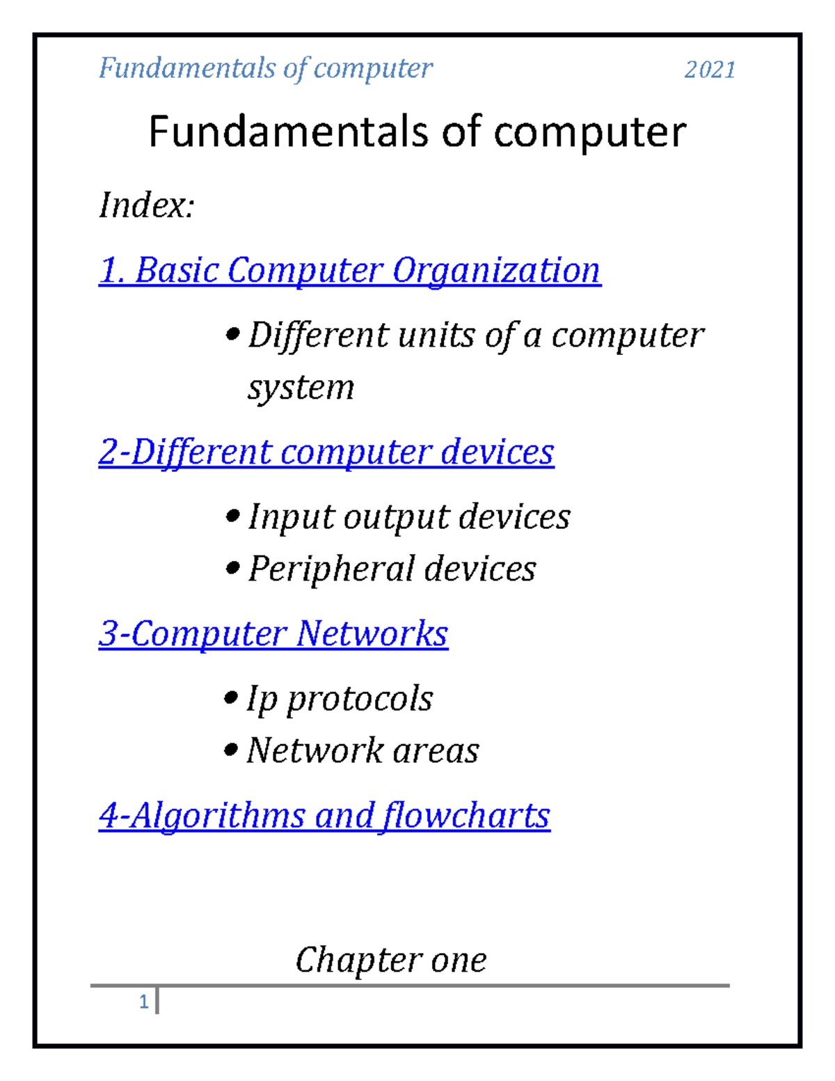 Cf chapters 2 - Fundamentals of computer 2021 Fundamentals of computer ...