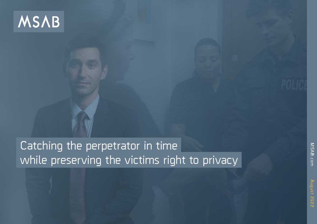 MSAB Case Study Selective Extraction-1 - Catching the perpetrator in ...