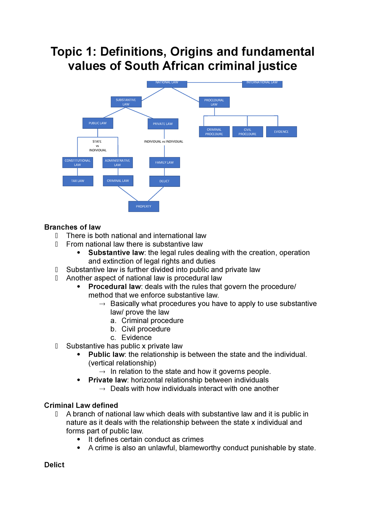 criminal law dissertation topics south africa