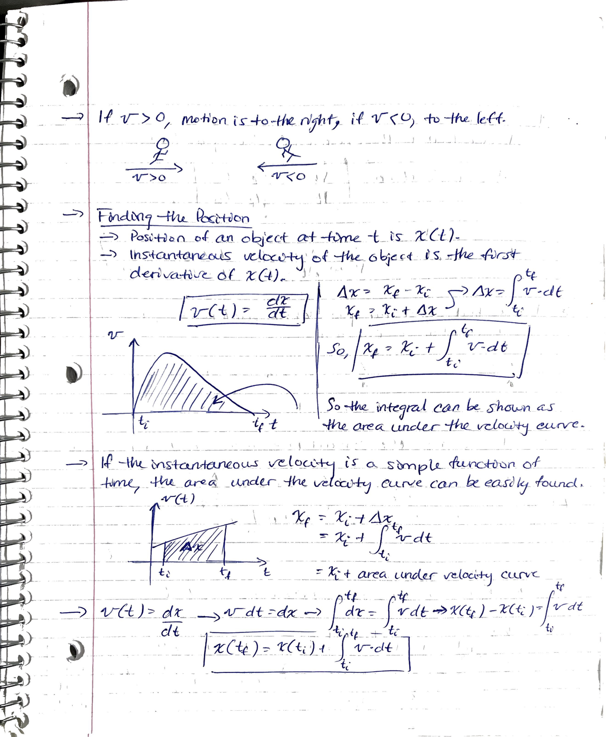 1D Kinematics - Instantaneous Velocity - PHYS.1410 - Studocu