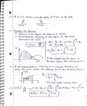 Dynamics - Newton's First Law - PHYS.1410 - Studocu