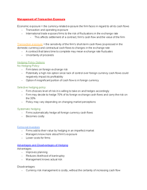 FTX 3045S Ch 15 - Chapter 15 summary - FTX 3045S Notes (BKM Chapter 15 ...