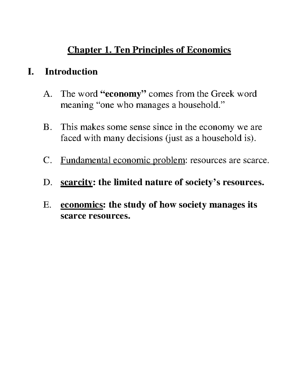 Chapter 1 - Study Guide Questions - Chapter 1. Ten Principles Of ...