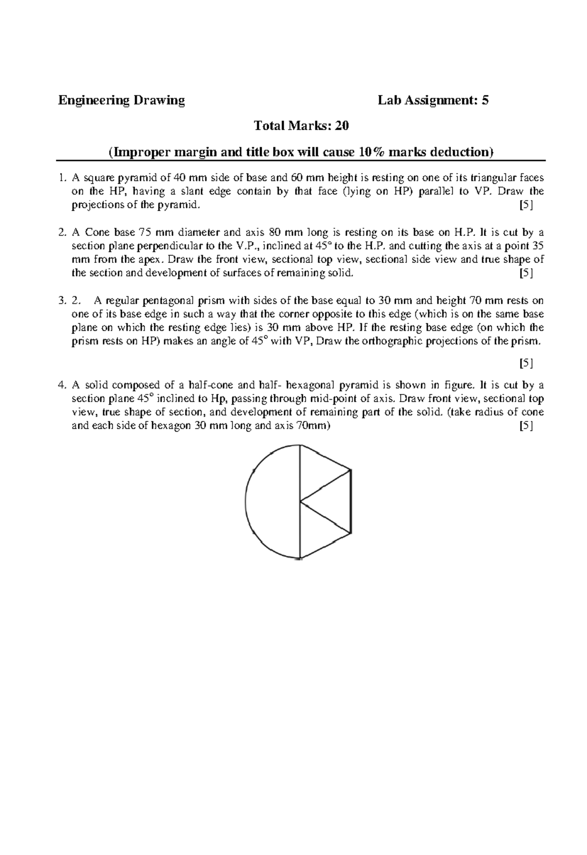ED Lab Assignment 05 - Labs For Engineering Design Course - Engineering ...