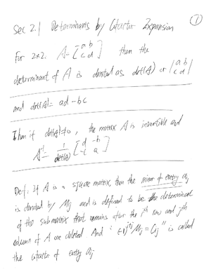 Lecture 01 Notes - MATH 332 - Studocu
