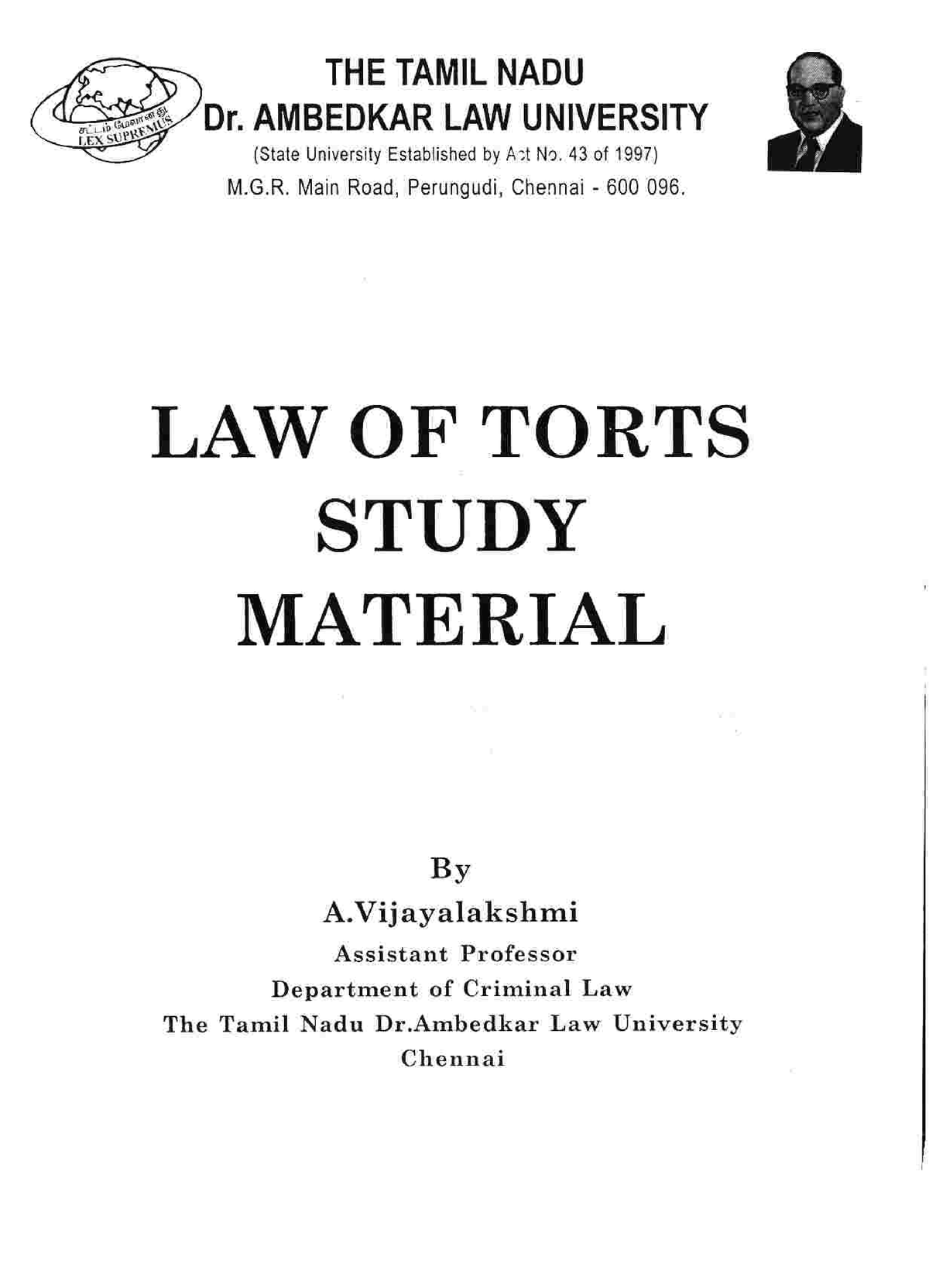 law of torts research paper topics