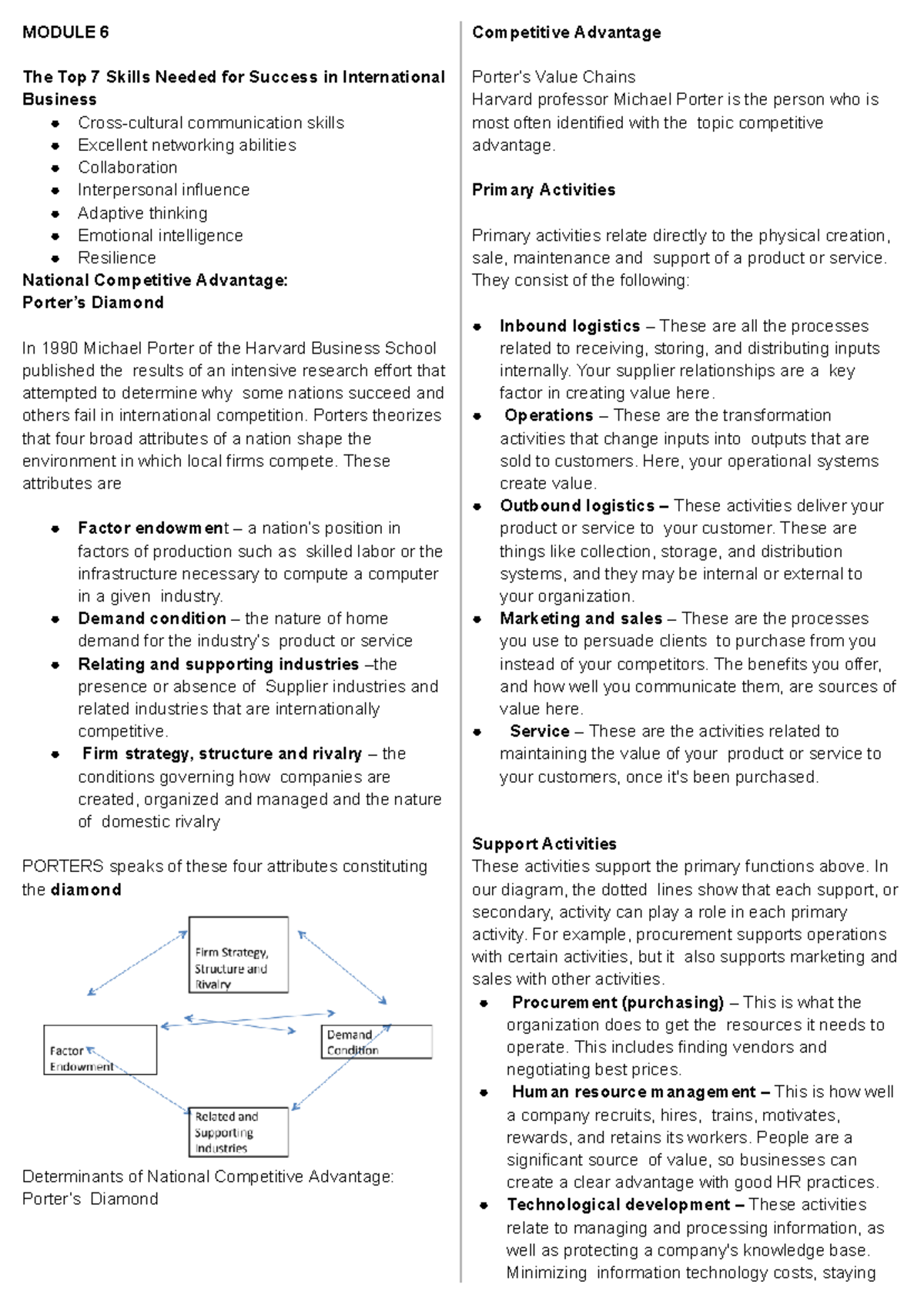 International trade - MODULE 6 The Top 7 Skills Needed for Success in ...