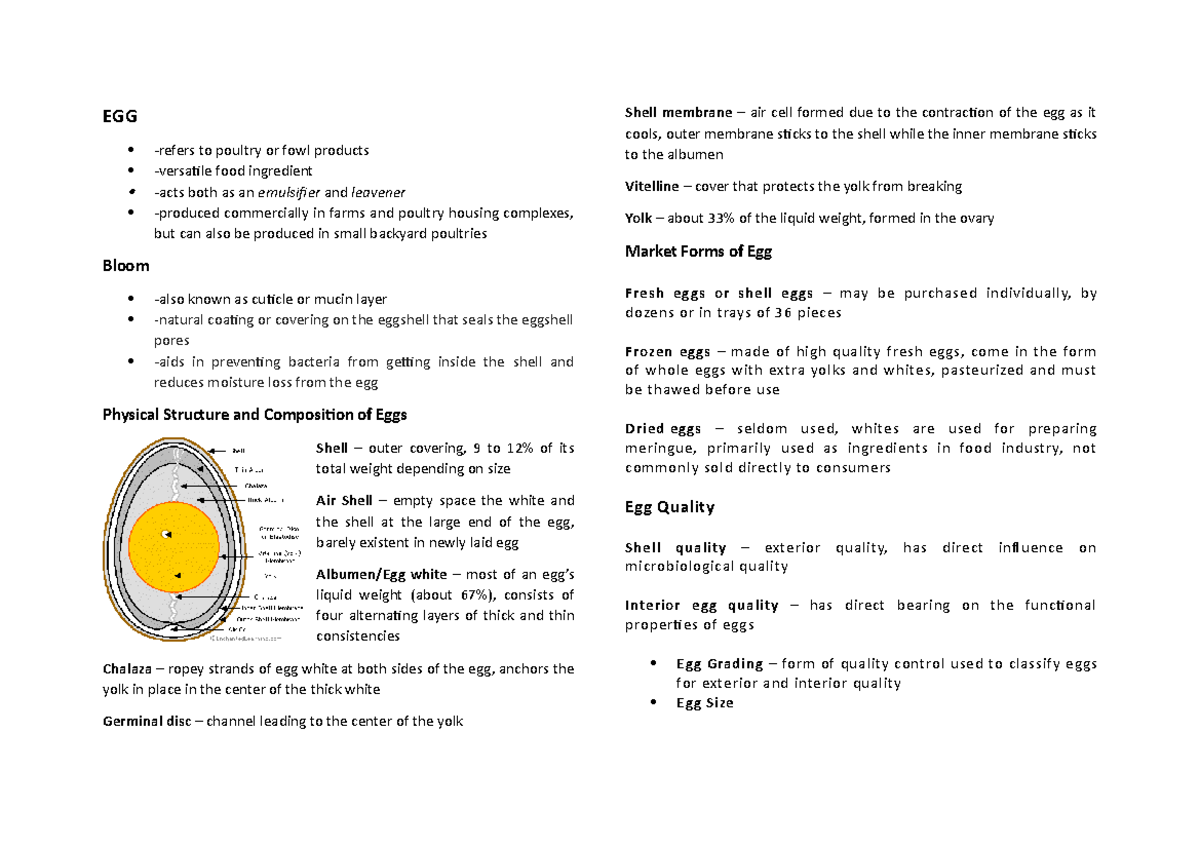 EGG technology and livelihood EGG refers to poultry or fowl products