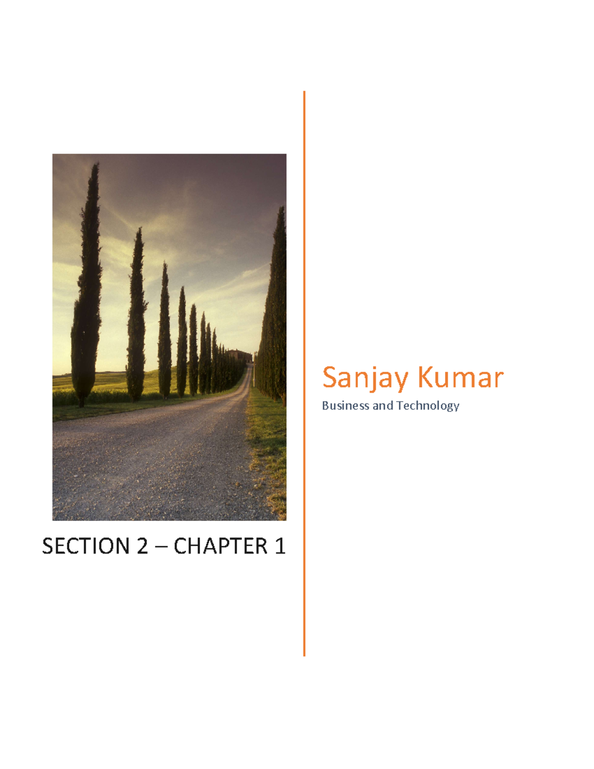 Section 2 - FBT notes part 2 - SECTION 2 – CHAPTER 1 Sanjay Kumar ...