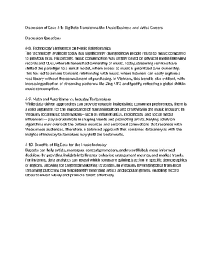 Case study 4-1 final MKT 433 - Case study 4- 4-5. To what extent does ...