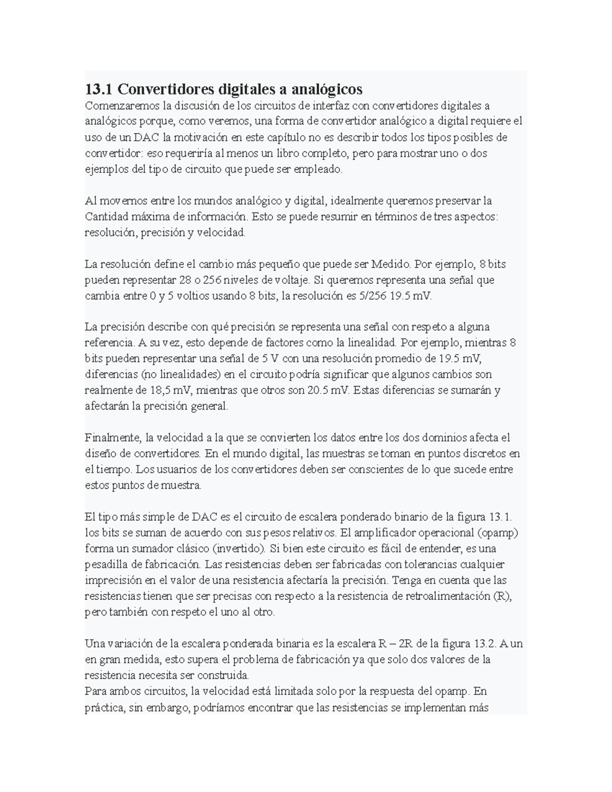 Convertidores ADC-DAC - 13 Convertidores Digitales A Analógicos ...