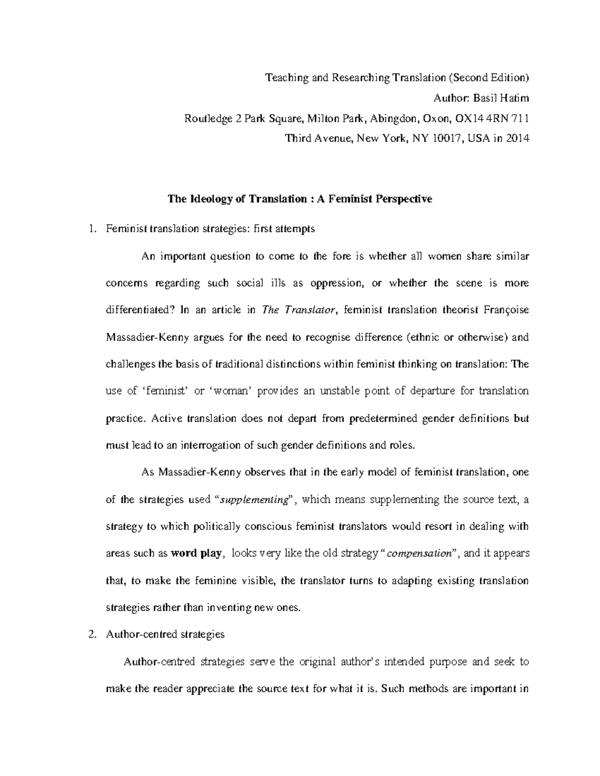 Rediscovering Danae'S Dream: A Feminist Perspective - a3he4on