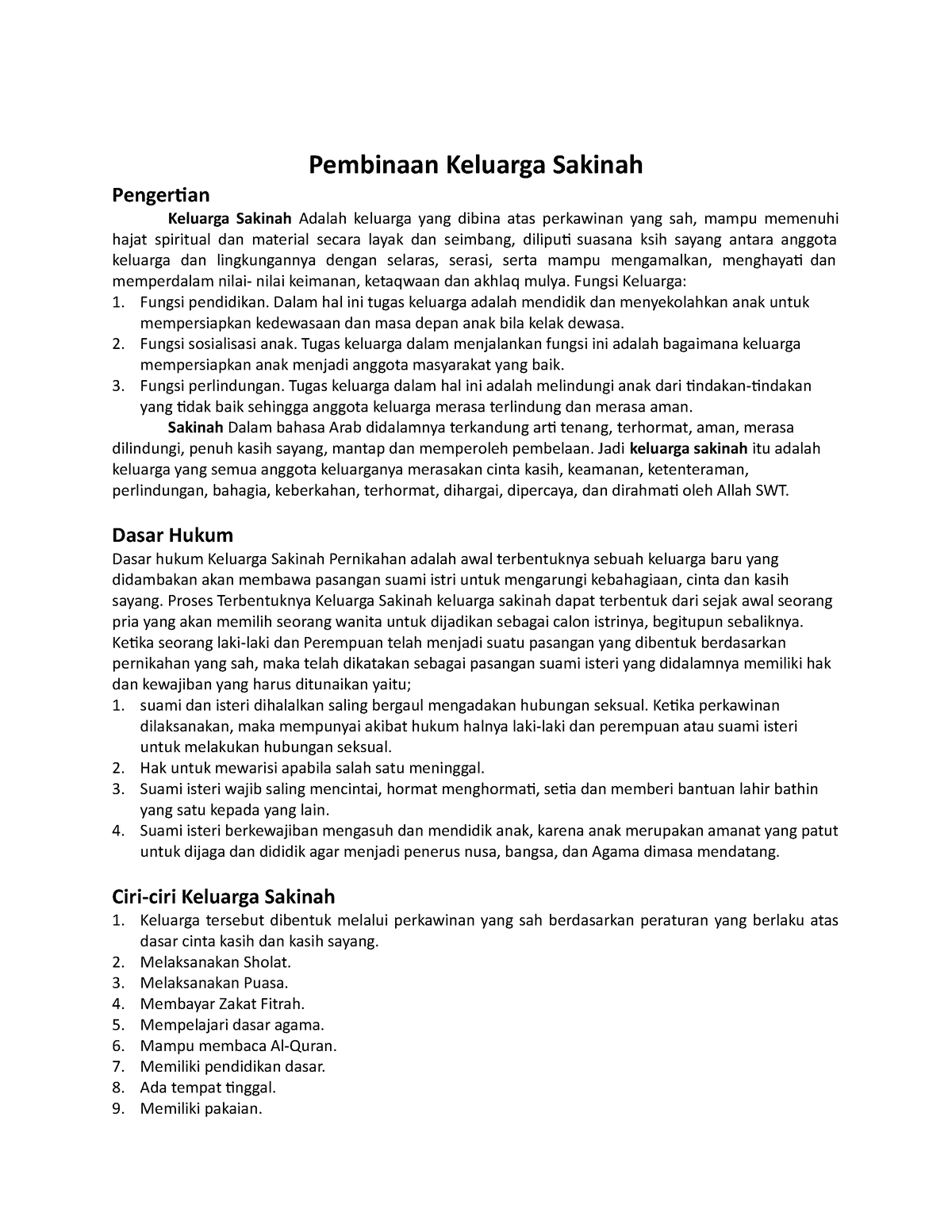 Pembinaan Keluarga Sakinah - Pembinaan Keluarga Sakinah Pengertian ...