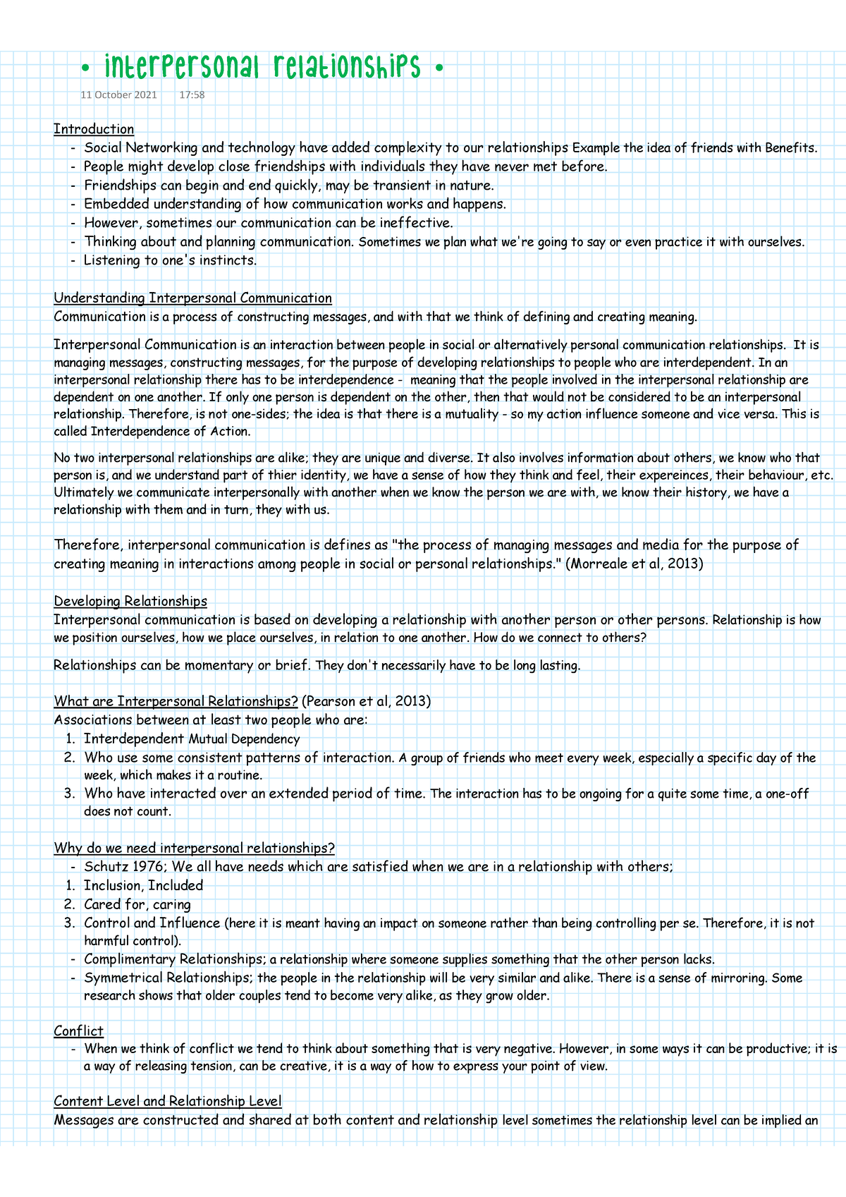 Interpersonal comm. - N/A - Introduction - Social Networking and ...