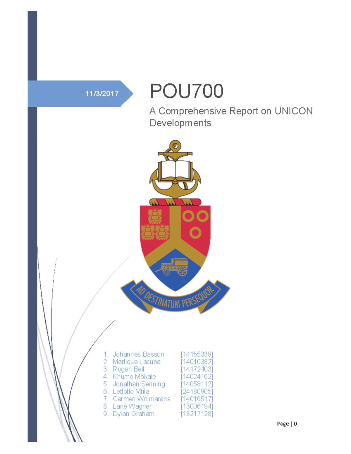 Assignment - Group 2 - POU final year project complete task - 11/3/2017 ...