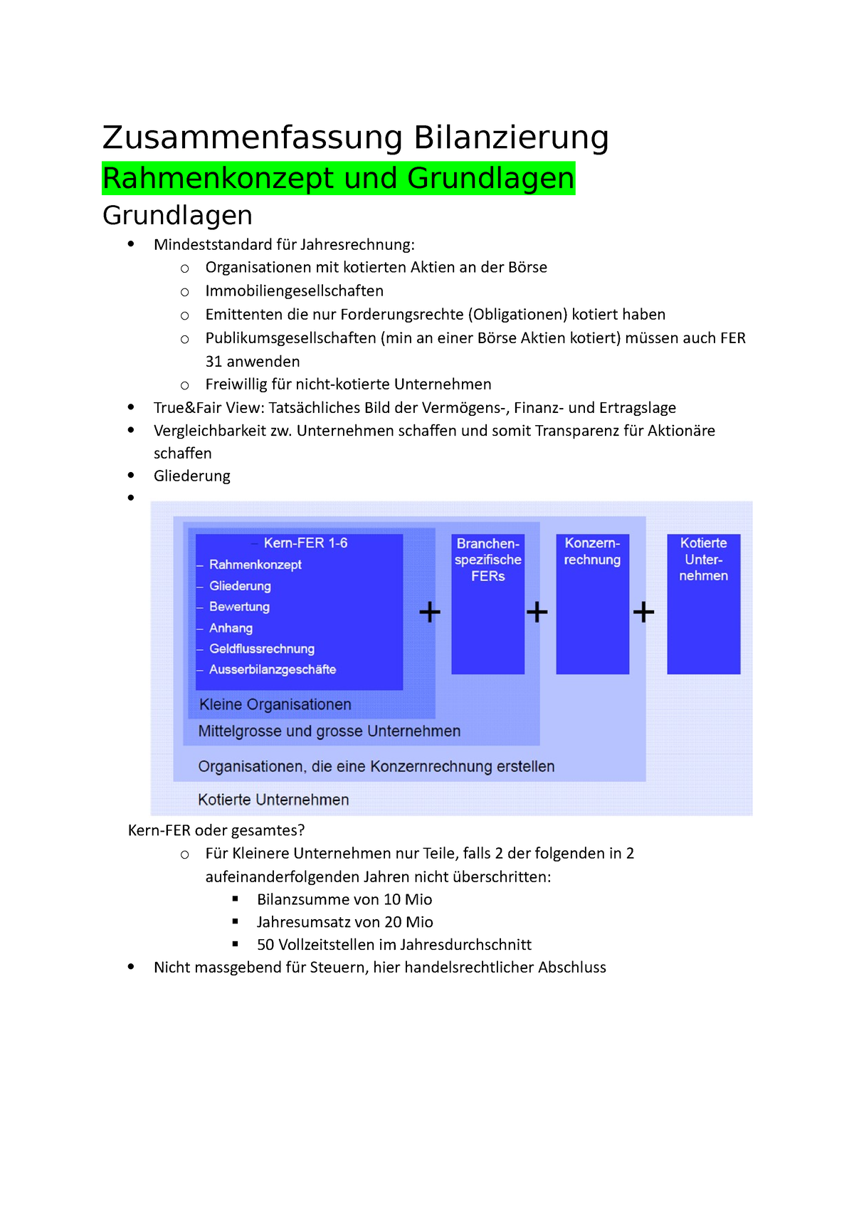 Zusammenfassung Bilanzierung - Zusammenfassung Bilanzierung ...