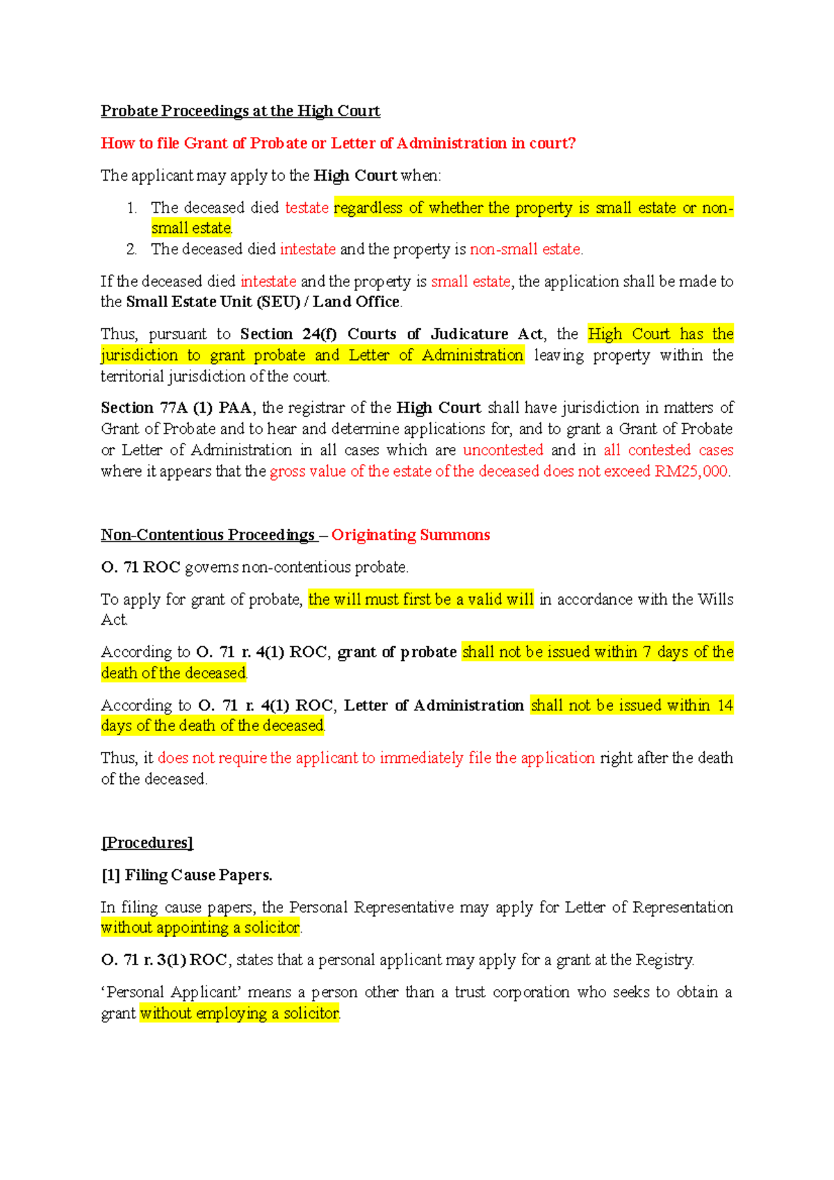 contentious-non-contentious-probate-proceedings-at-the-high-court