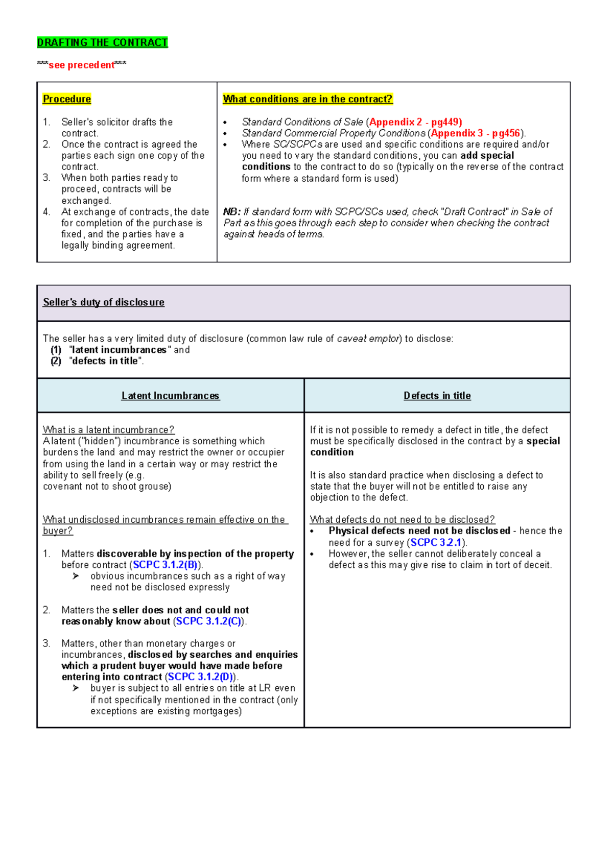 10. Drafting the Contract - DRAFTING THE CONTRACT see precedent ...