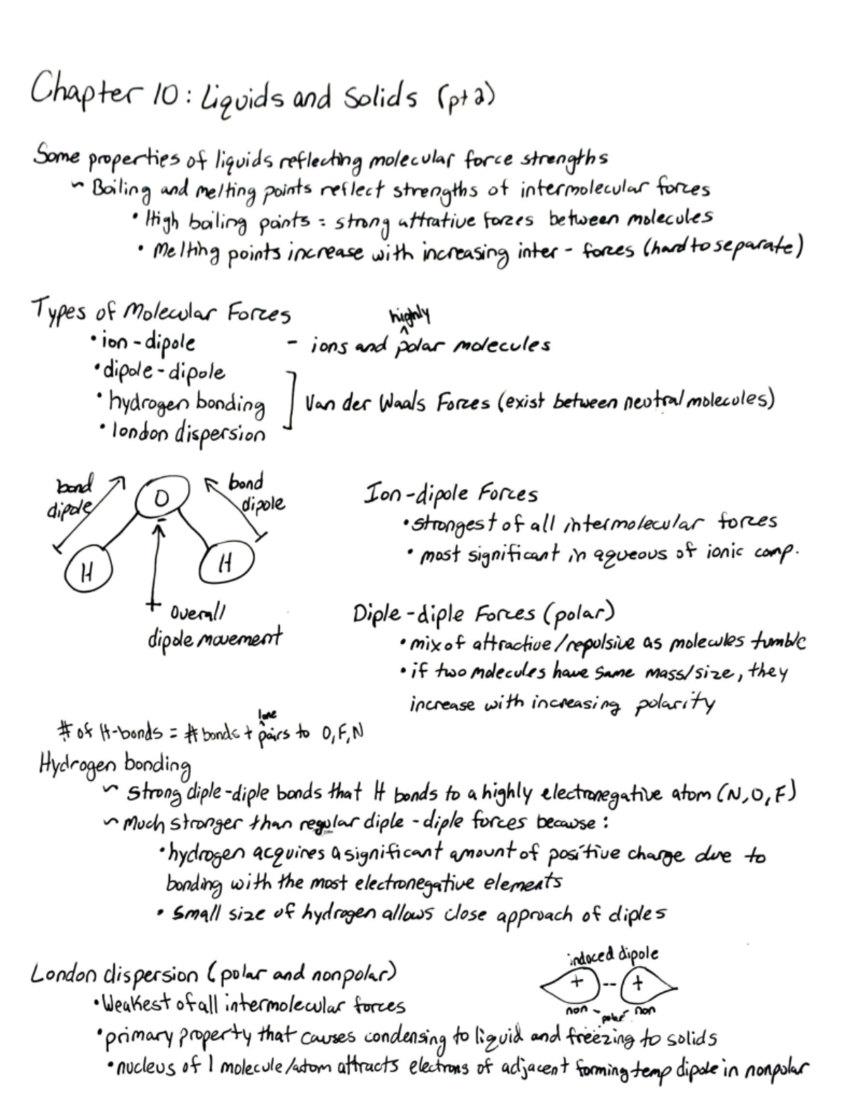 Chapter 10 Liquids and Solids Notes (Pt 2) - Chapter 10: Liquids and ...