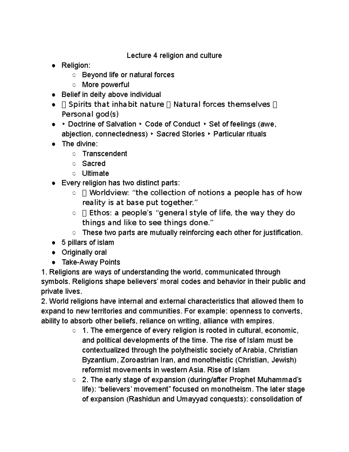 global-1-notes-lecture-4-lecture-4-religion-and-culture-religion