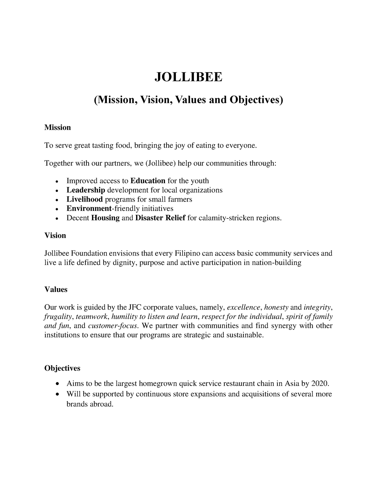 Jollibeex 27s-mission-amp-vision-values-and-objectives Compress ...