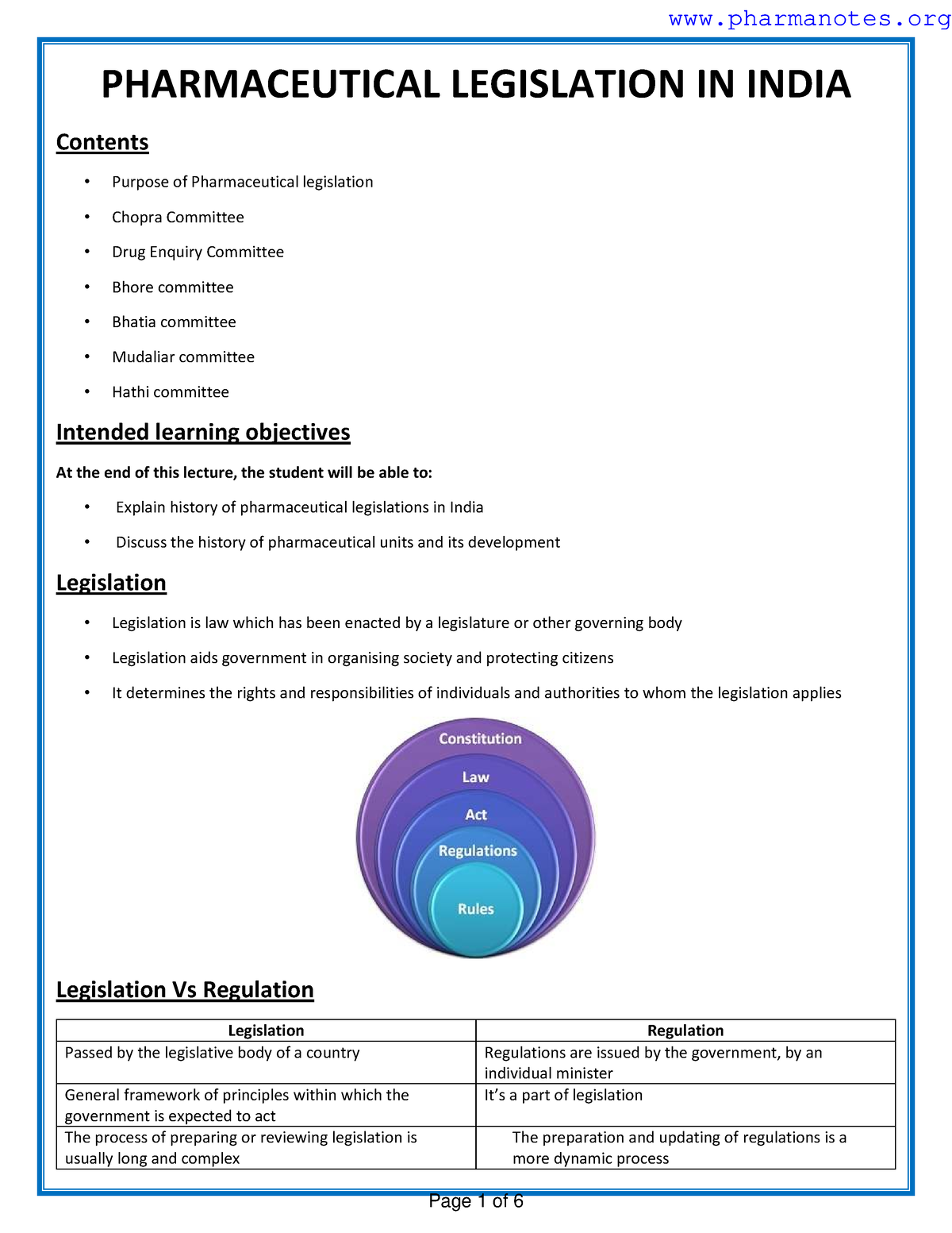 Pharmaceutical Legislation IN India PHARMACEUTICAL LEGISLATION IN   Thumb 1200 1553 