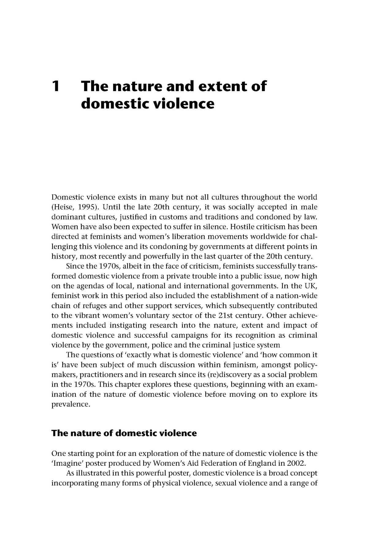 dissertation on domestic violence uk