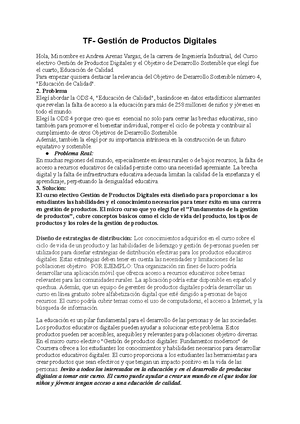 Semana 2 - SEMANA 2 >DESTIÓN DE PRODUCTOS DIGITALES UNIDAD 1 - Module ...