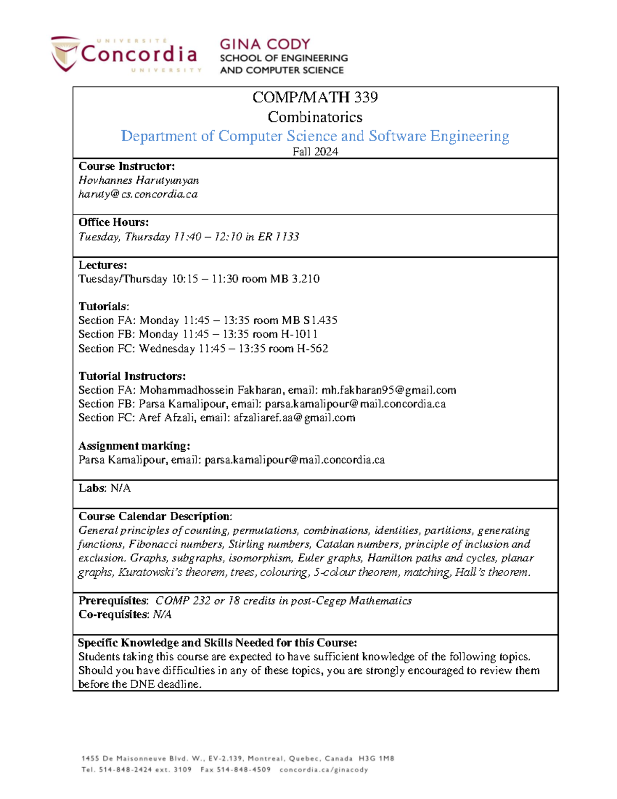COMP-339-Outline - COurse Outline - COMP/MATH 339 Combinatorics ...