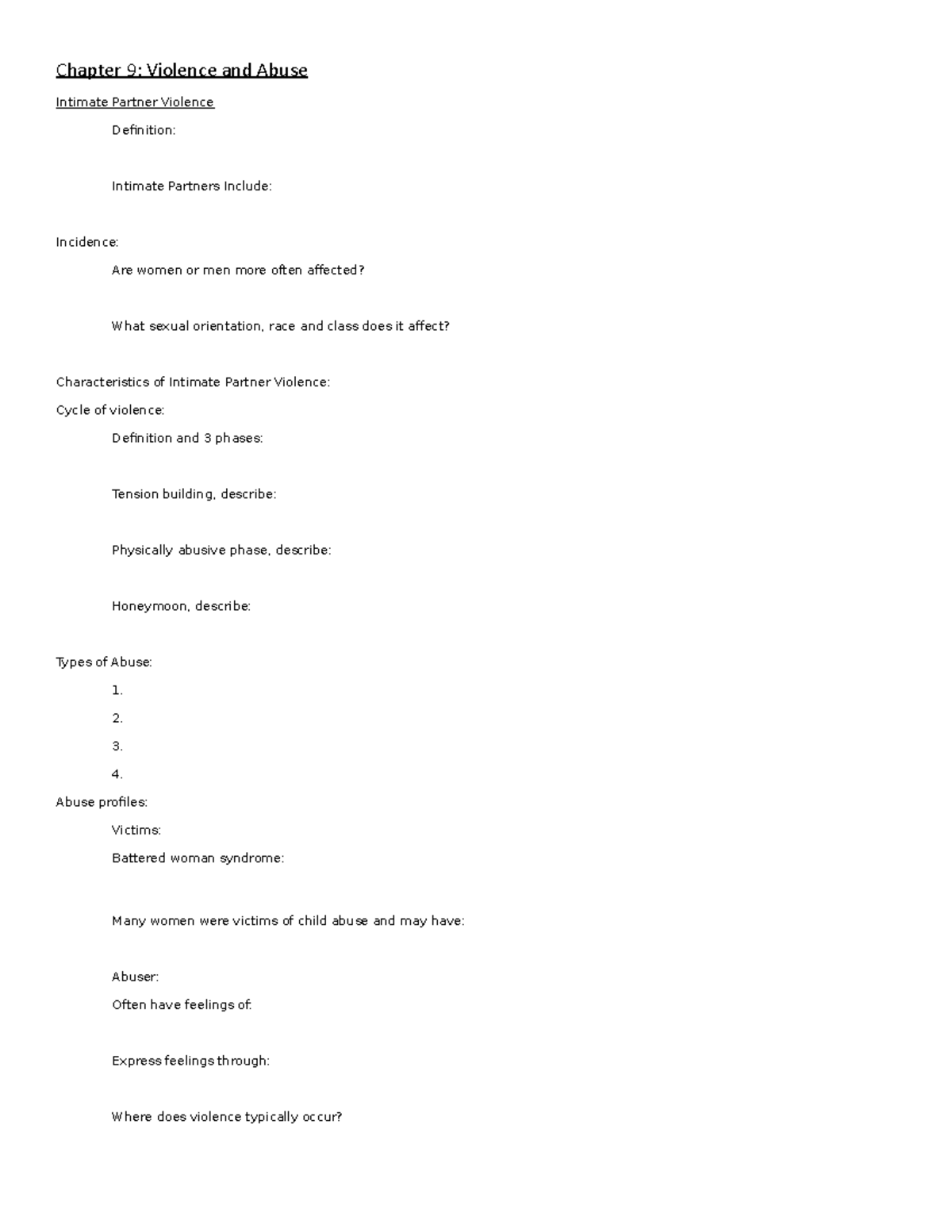 NUR223+Chapter+9+outline copy - 4th - 1234 - Jersey College - Studocu