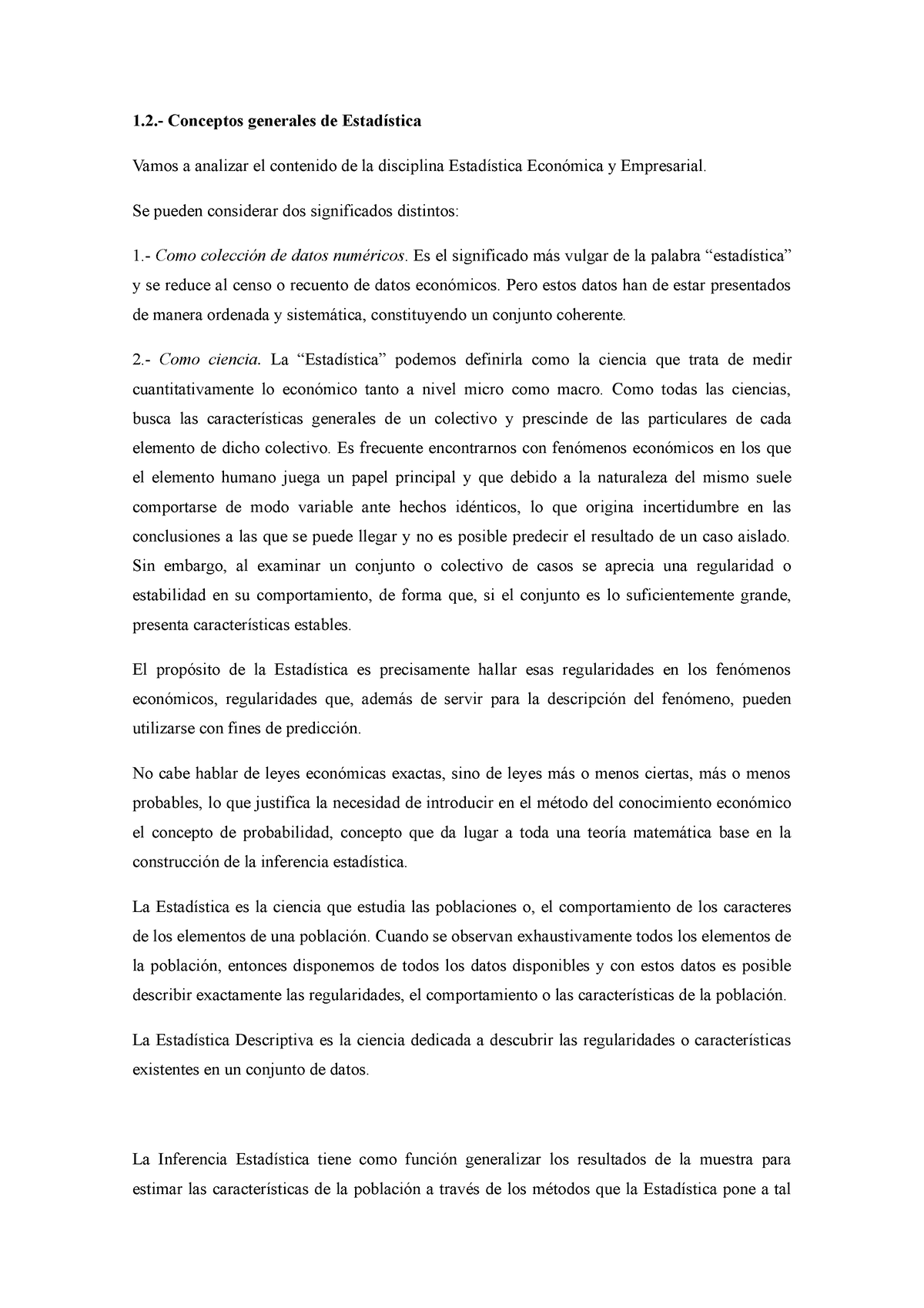 1.2.- Conceptos Generales De Estad Ã­stica 2 - 1.- Conceptos Generales ...