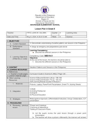 NDEP action plan - 2024-2025 - Republic of the Philippines Department ...