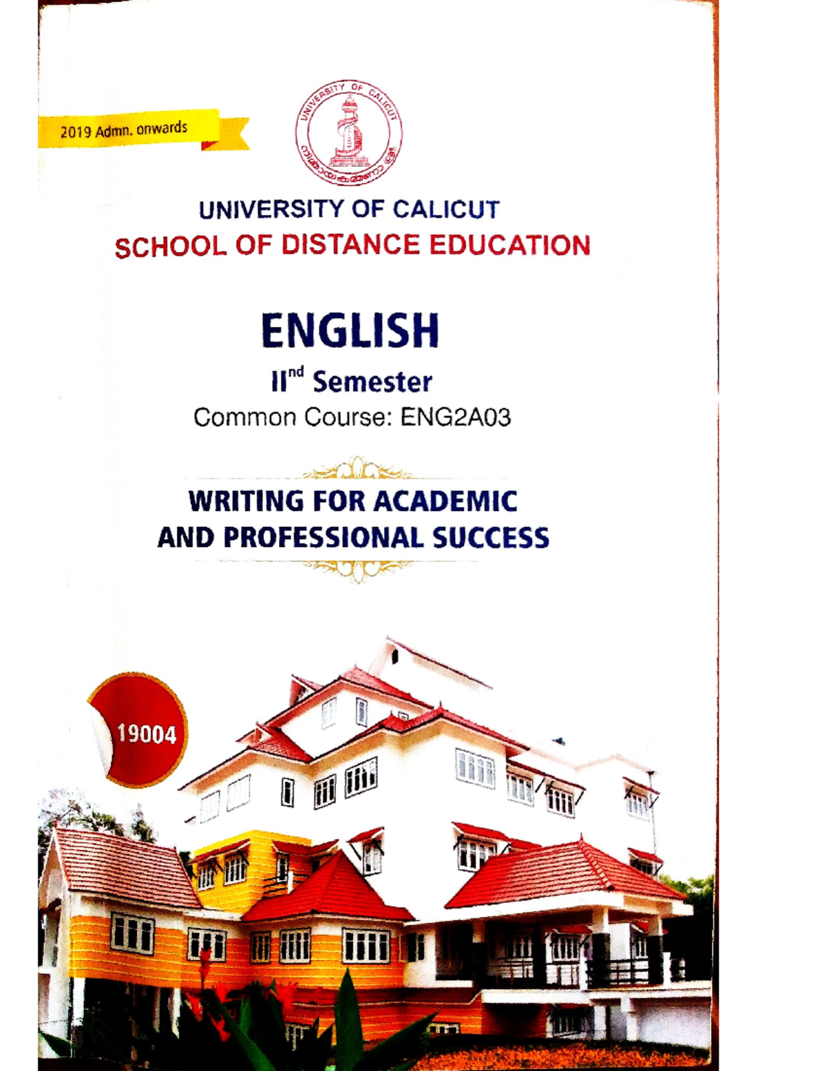 Writing FOR Academic AND Professional Success - Bachelor of commerce ...