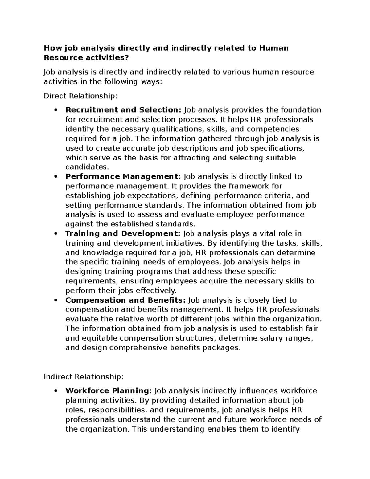 New-Microsoft-Word-Document - How job analysis directly and indirectly ...