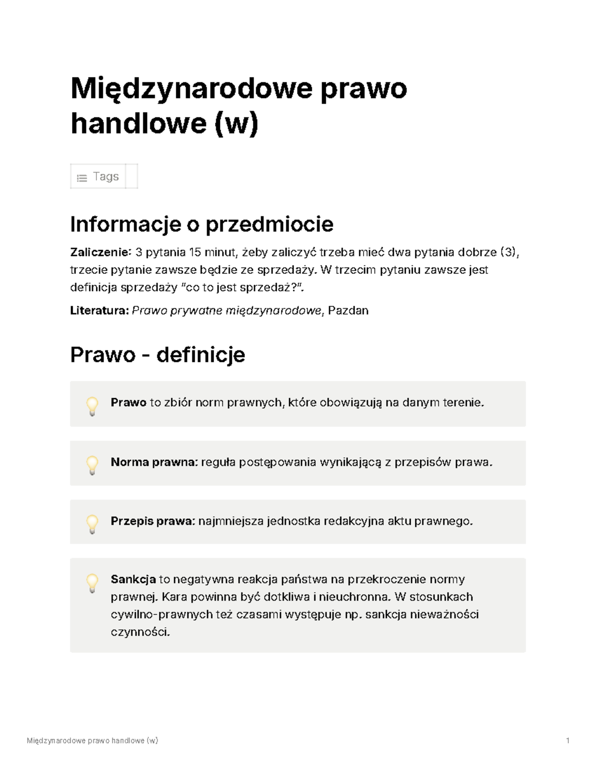 Międzynarodowe prawo handlowe (w) - Międzynarodowe prawo handlowe (w