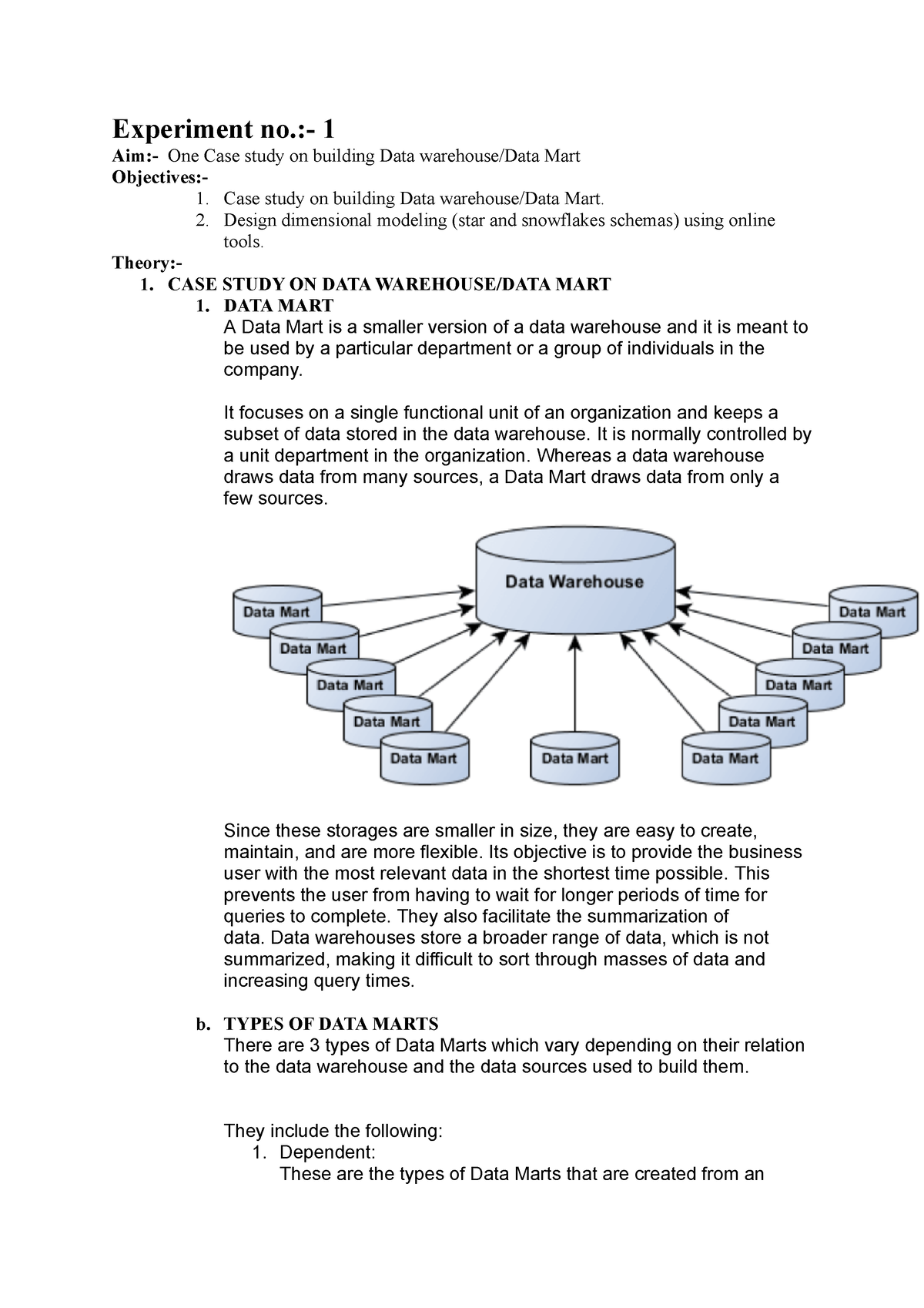 a case study experiment