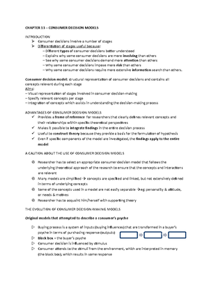 Chapter 2 (Consumer Motivation) - CONSUMER MOTIVATION CONSUMER ...