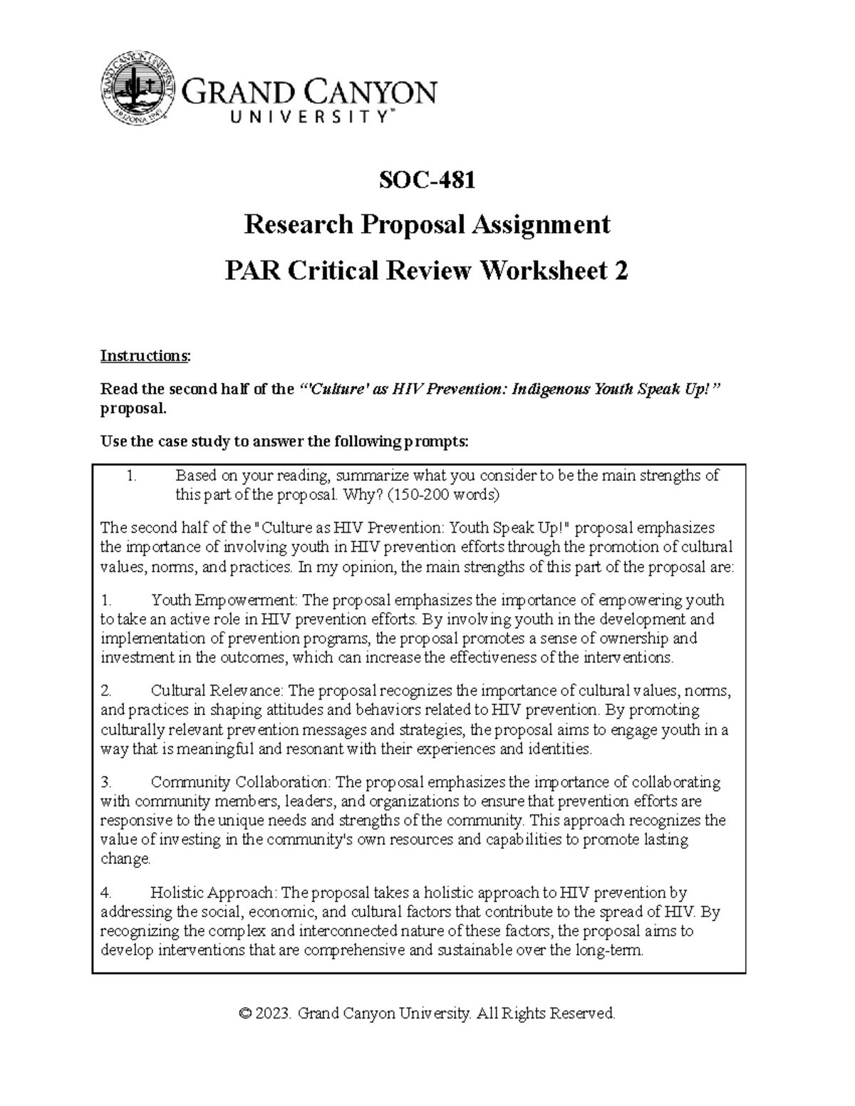 soc 481 textbook case study critical reviews