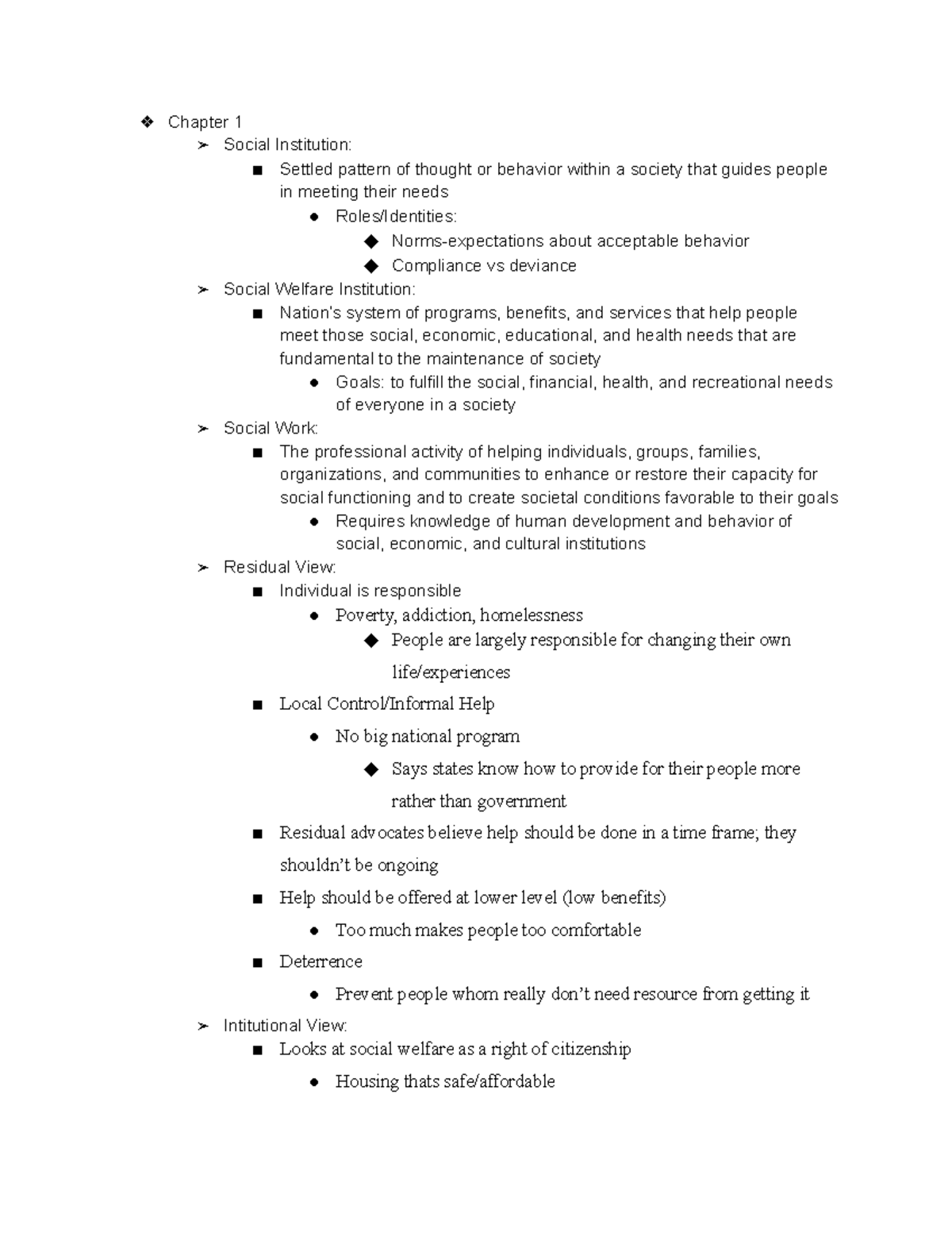 intro-to-social-work-important-terms-exam-1-chapter-1-social