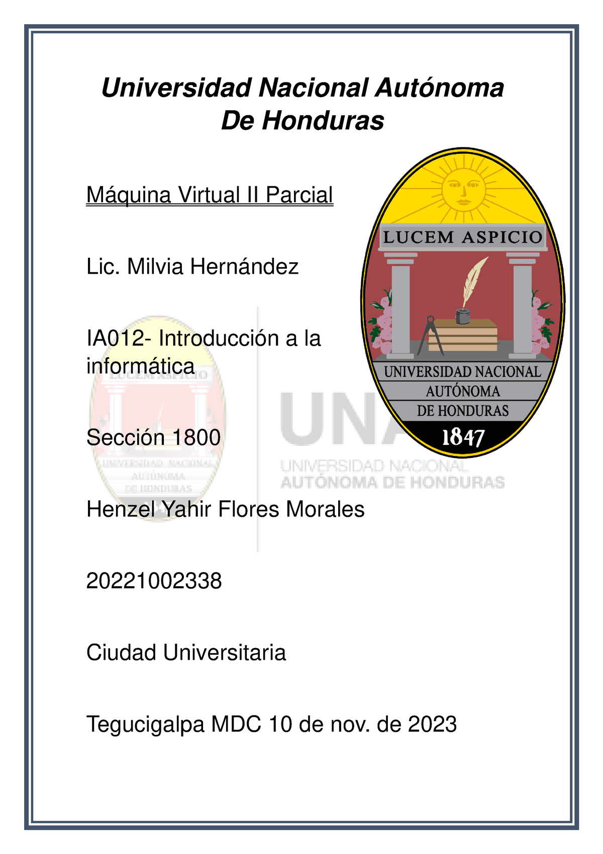 Maquina Virtual Manual - Universidad Nacional Autónoma De Honduras ...