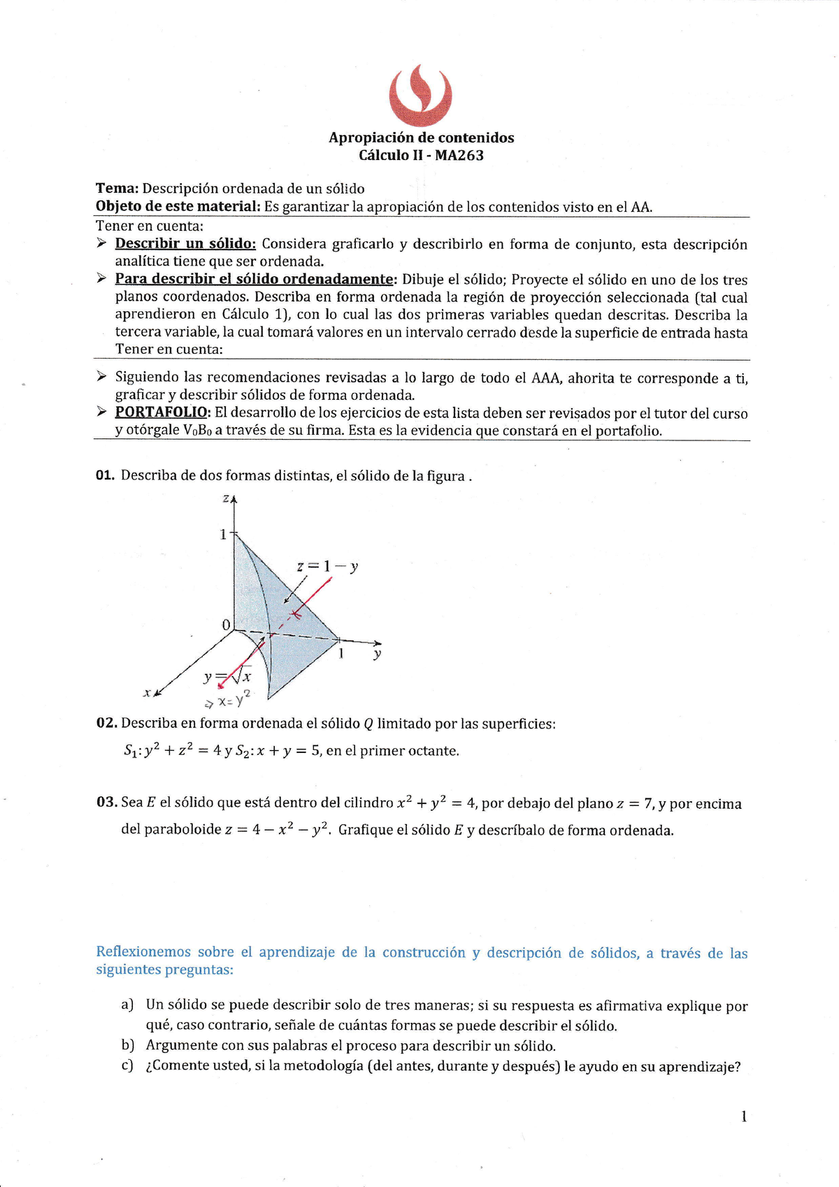 Apropiación De Contenidos AAA1 - Apropiación De Contenidos Cálculo II ...