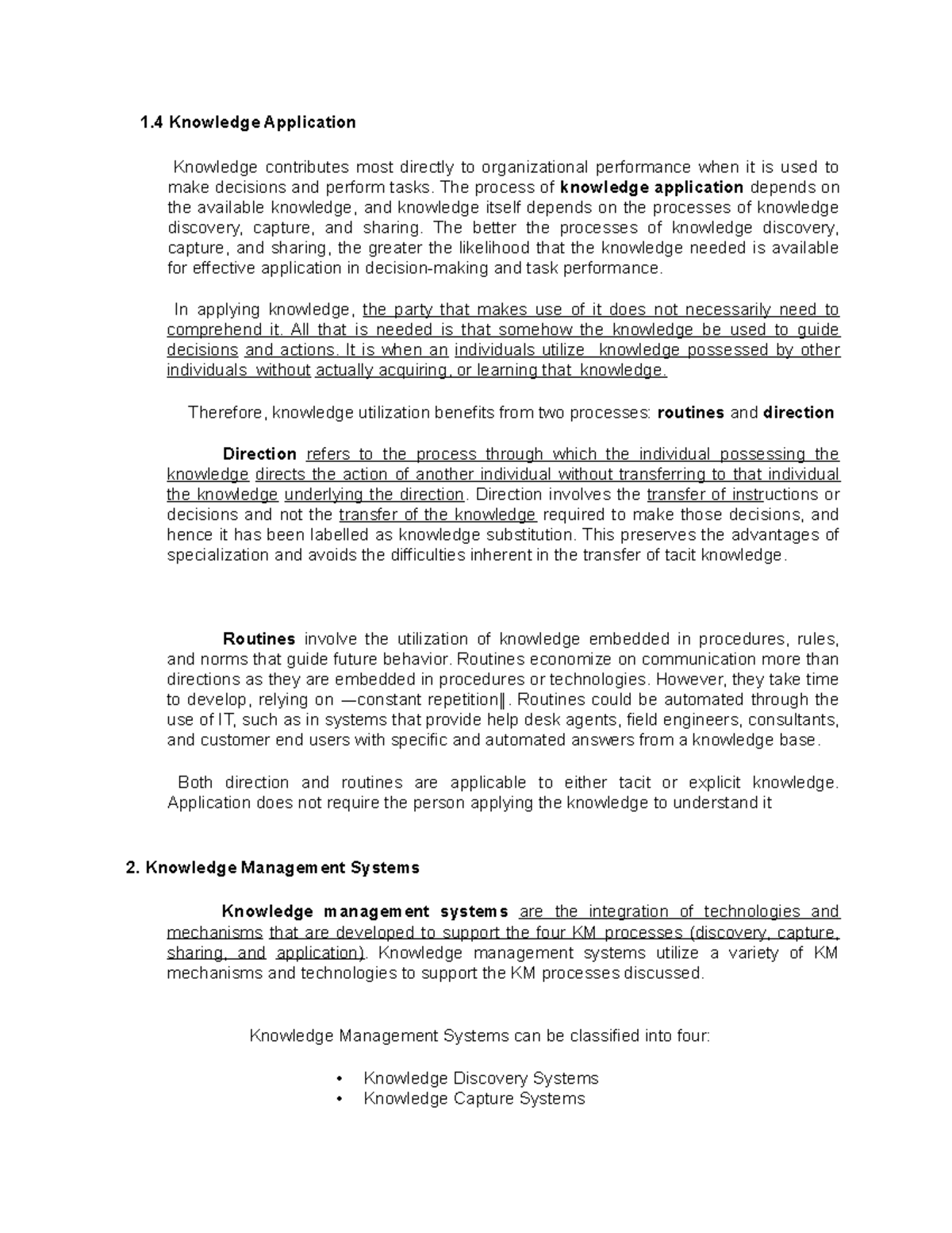 Knowledge and Management in ICT for Business Administration - 1 ...