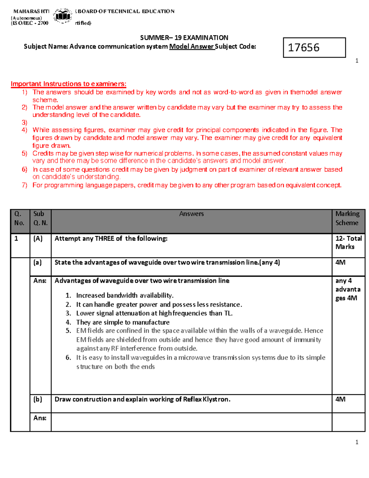 17656 2019 Summer model answer paper[Msbte study resources] - (Au ...
