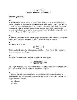 Chapter 13 solution - CHAPTER 13 Binomial Trees Short Concept Questions ...