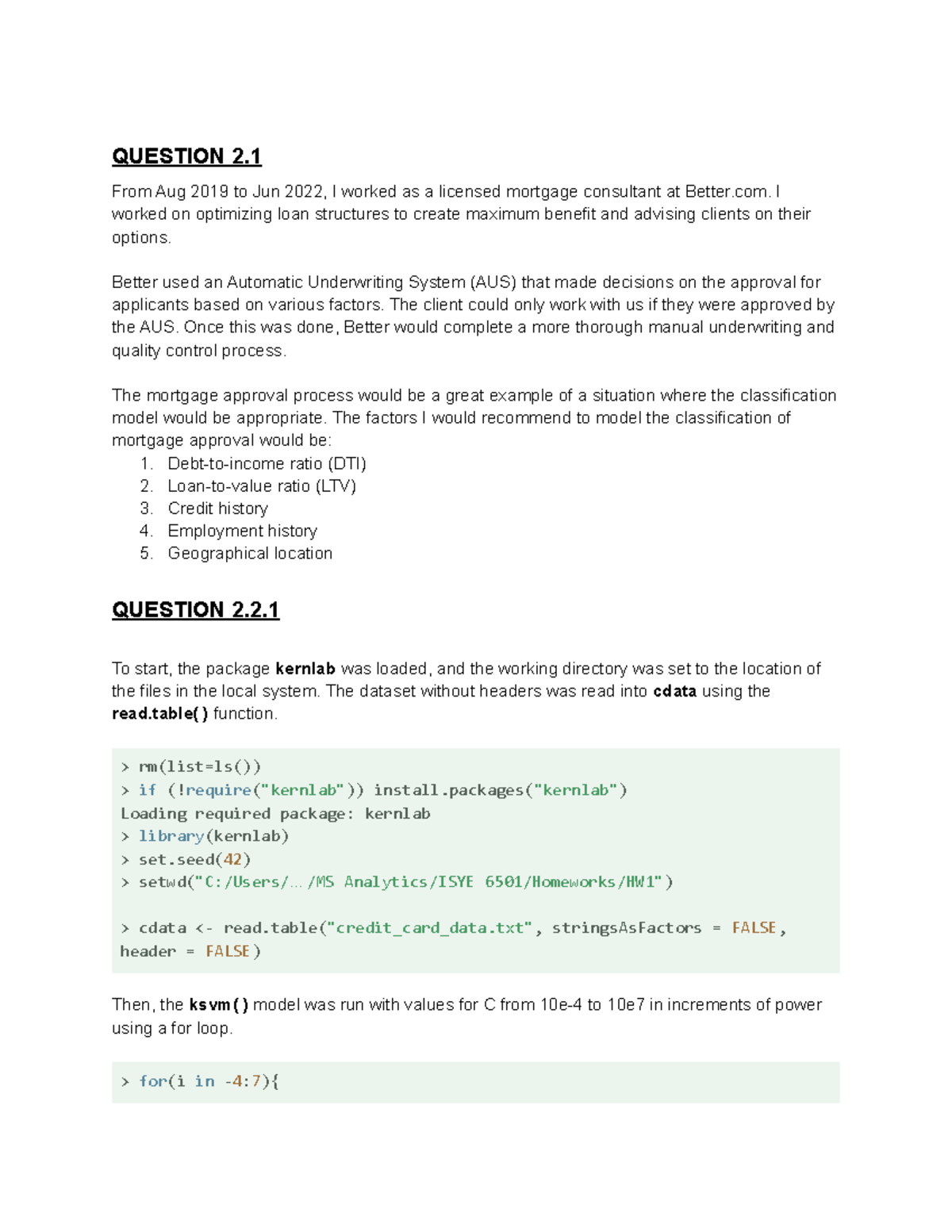 Homework 1 - Summer 2022 - QUESTION 2. From Aug 2019 to Jun 2022, I ...