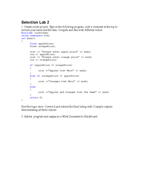 Array worksheet - Arrays Why do we need arrays? Write a program that ...