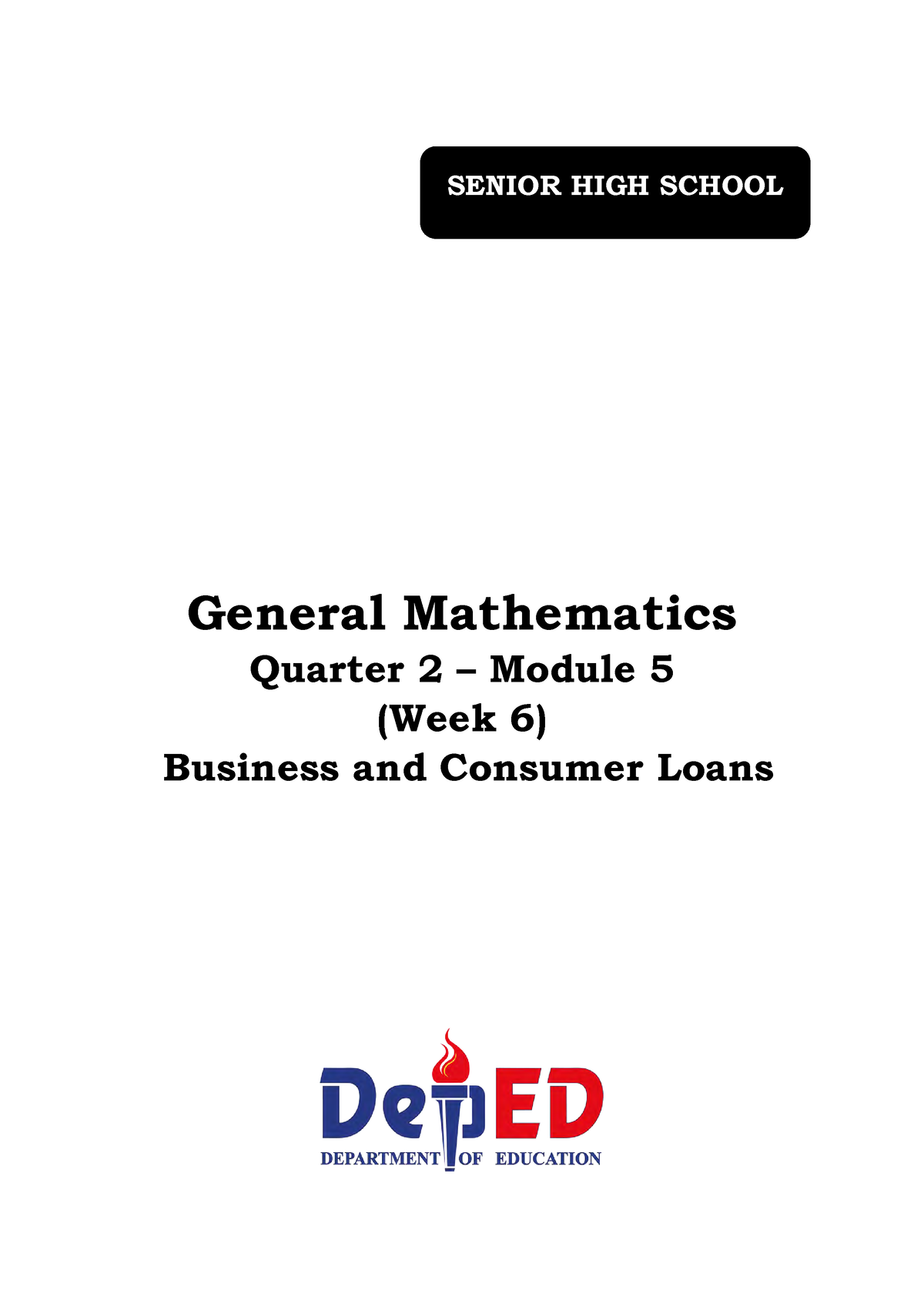 5 Q2 Gen Math - Module 5 Quarter 2 General Mathematics - I General ...