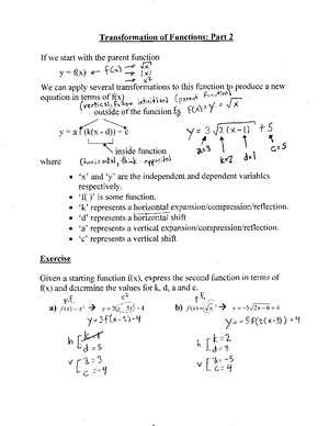 Mcr3u functionnotation soln - Topics in general chemistry - Studocu